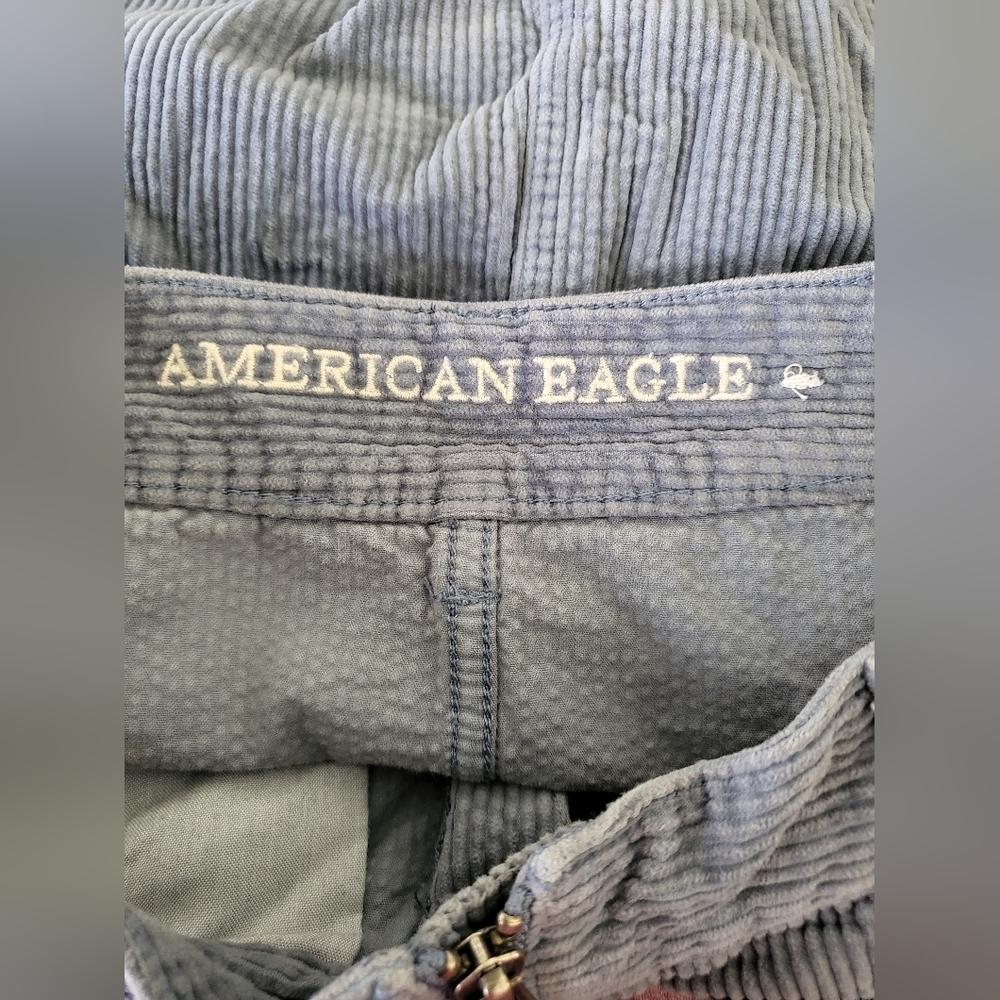 💕American Eagle High Rise A-line Corduroy Mini Skirt Size 4‎ - Picture 5 of 5